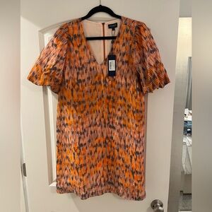 Lucchese Orange Patterned Dress